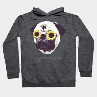 Sunflower Pug Hoodie